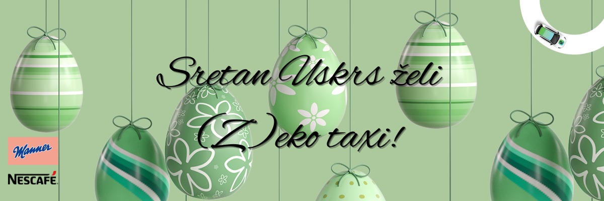 (Z)EKO TAXI – USKRSNA ČAROLIJA NA KOTAČIMA UZ MANNER I NESTLÉ! 🐰🚖
